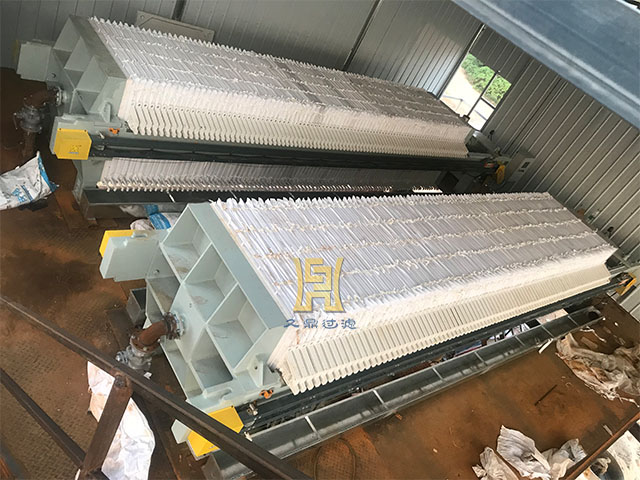 陜西-洗煤壓濾機使用現場